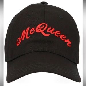 🏷️ NWT Alexander McQueen Logo Signature Baseball Cap